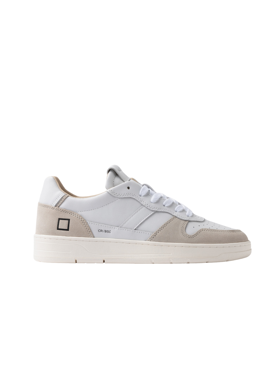 Sneakers "Court 2.0" D.a.t.e. bianco e beige M431-C2-BA HB Date 