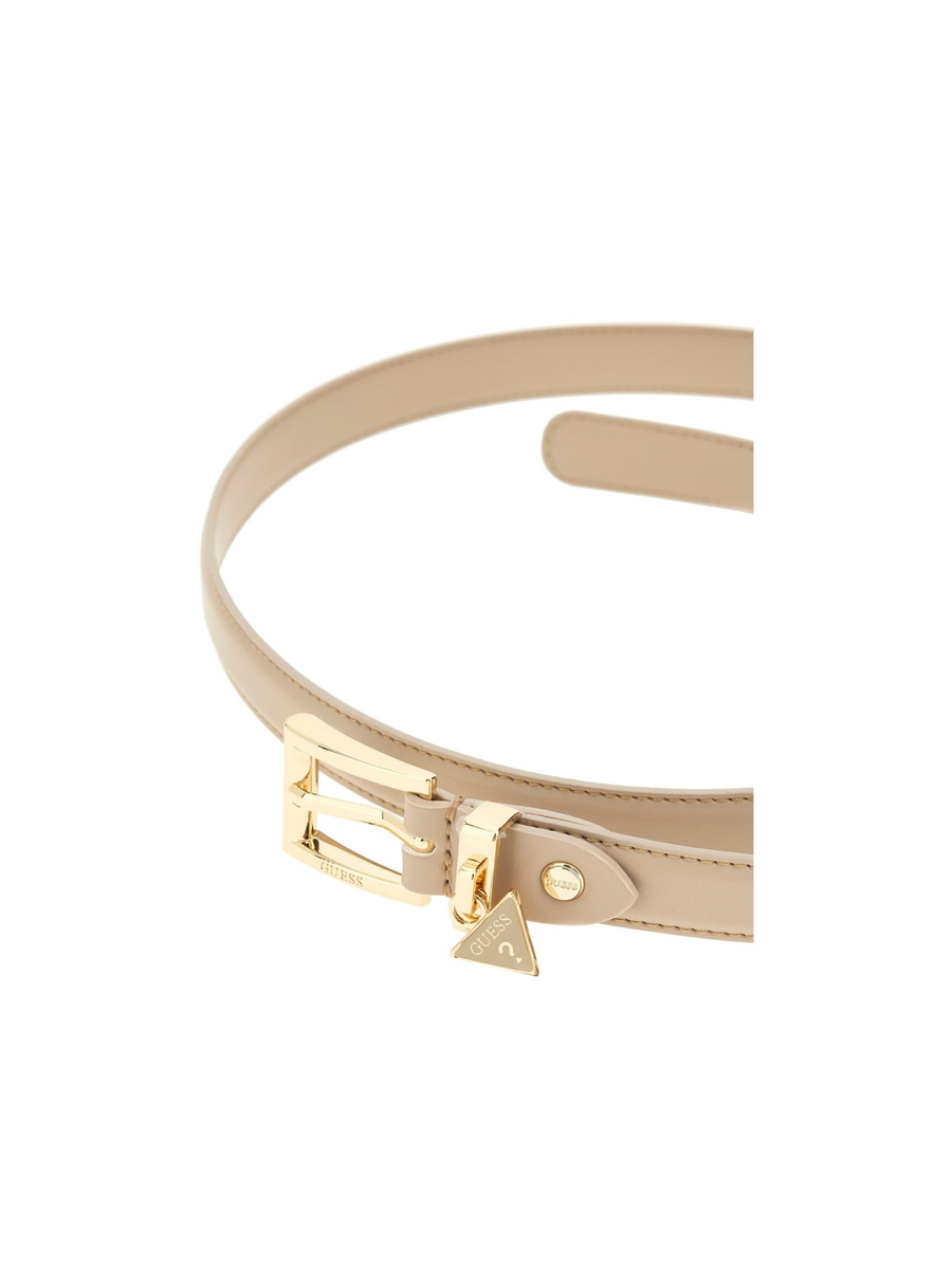 Cintura Guess beige con charm pendente logo a triangolo BW9254P5325 SIT Guess 