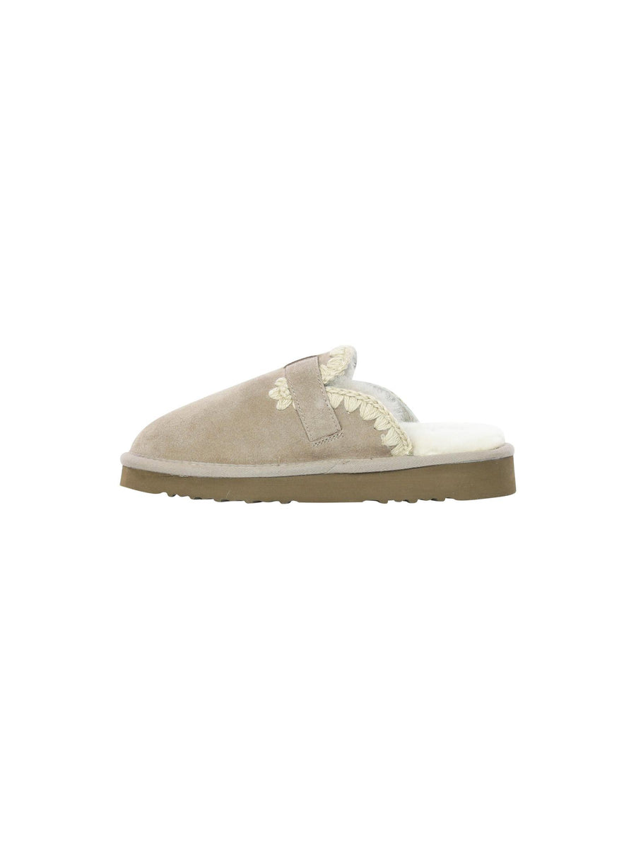 Mou Suede clog eskimo grigia FW101127A ELGRY Mou 