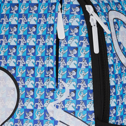 Zaino "Casper See Through Chex" Sprayground azzurro con casper 910B7779 NSZ Sprayground 