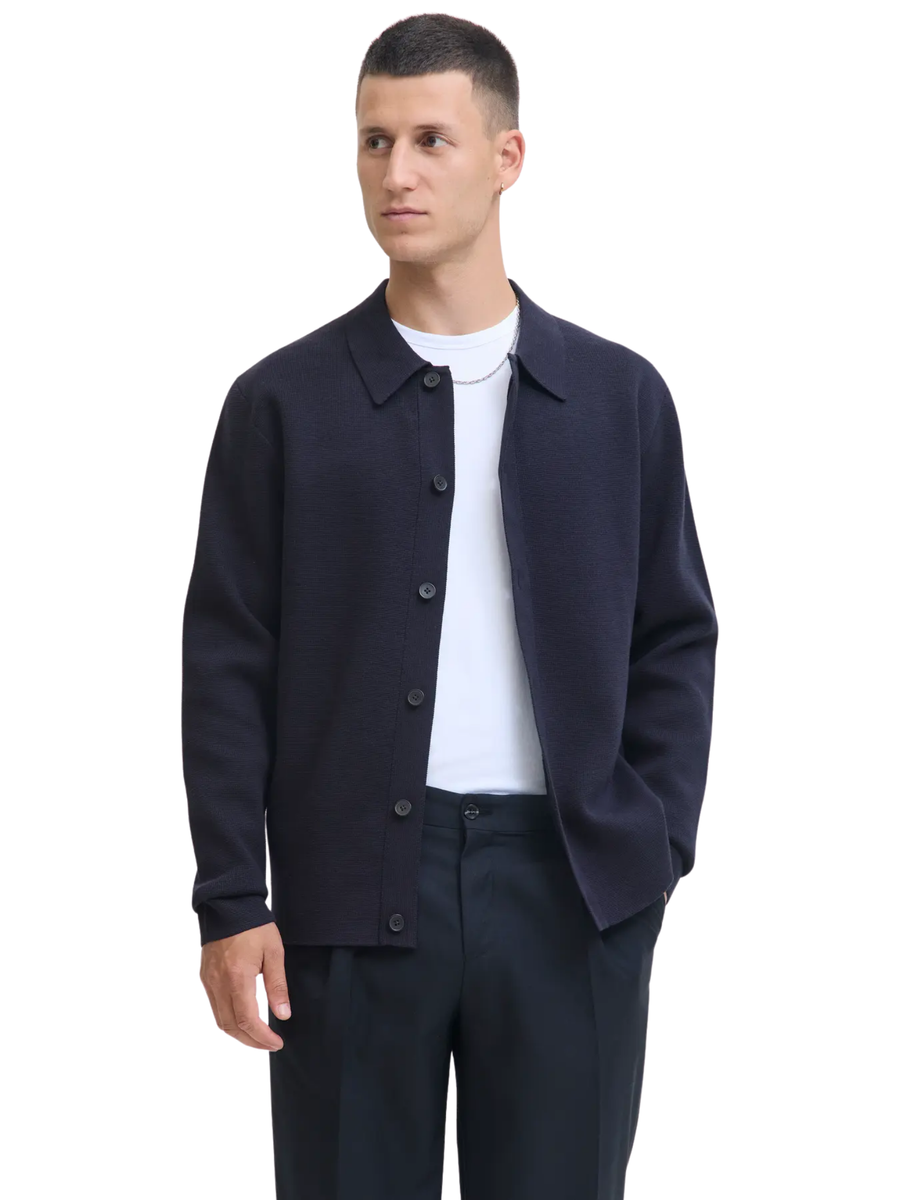 Cardigan Jack & Jones blu notte 12271403 Night Sky Jack & Jones 