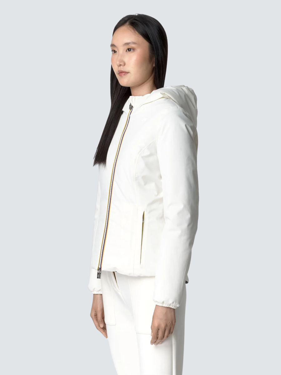 Giubbino "Lily St Warm Reversibile" K-Way bianco K6128TW ALF K-WAY 