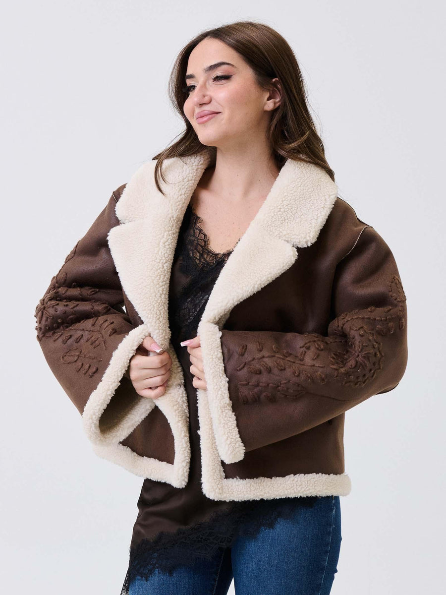 Giubbino "Eco Shearling" Bohemian Vì marrone GP251 UNI Bohemian V 