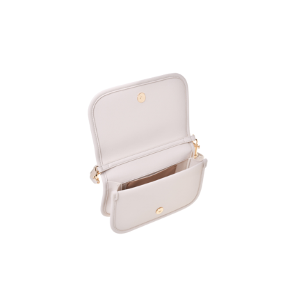 Borsa a tracolla Love Moschino bianco con maxi logo dorato in rilievo JC4028PP1NKD 0110 Love Moschino 