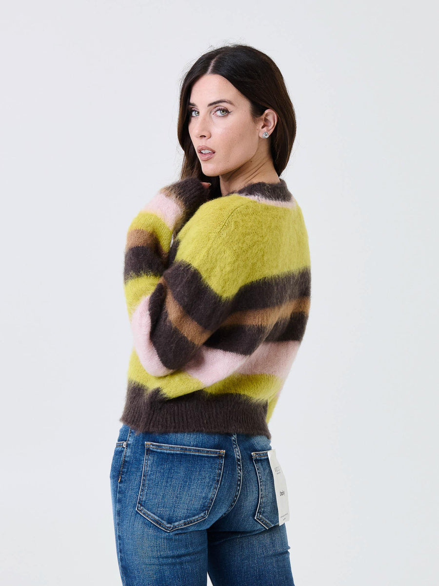 Maglione a righe Kontatto multicolor 3M0910C MORO kontatto 