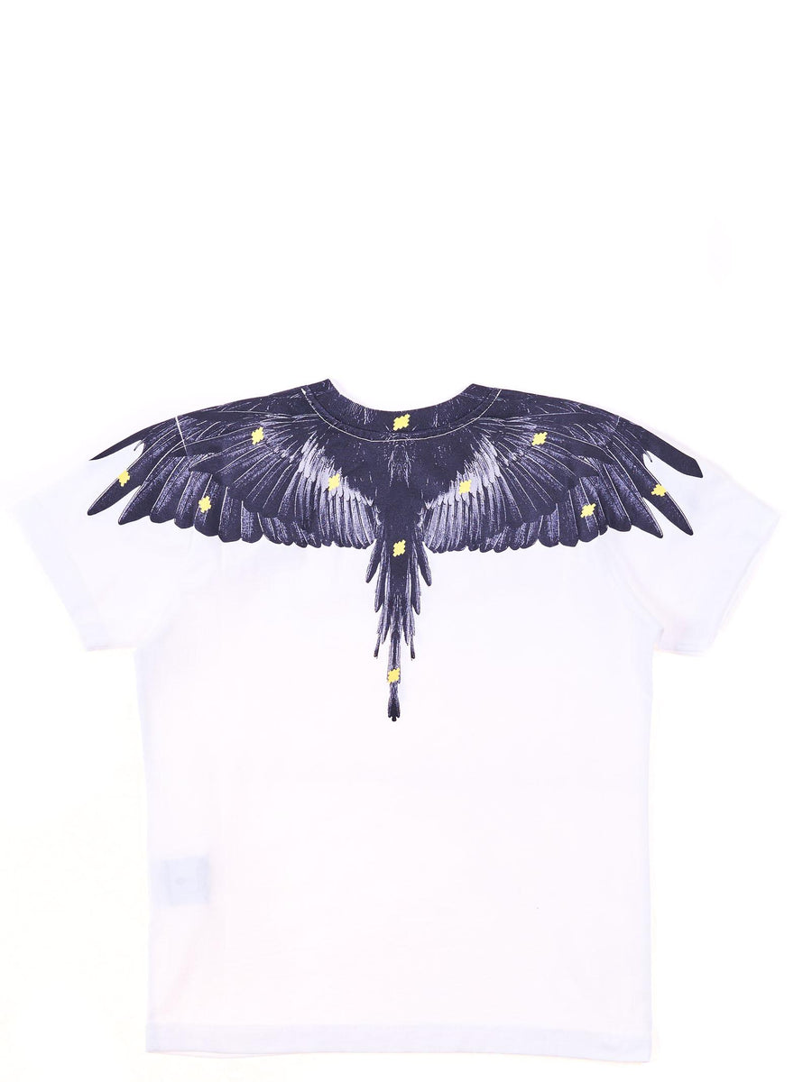 T-shirt in cotone Grey Wings 1114 B000 Marcelo Burlon 