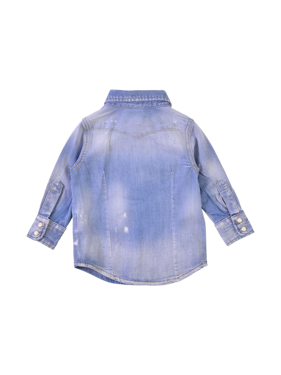 Camicia denim slim fit DQ033GD009X DQ01 Dsquared 