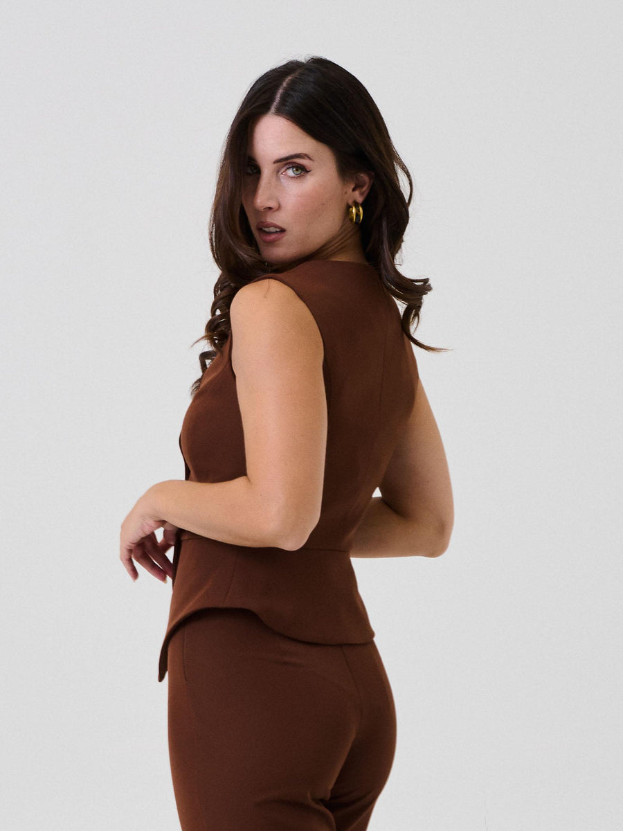 Gilet "penta" Silence Limited marrone SD8002GOLD BROWN Silence Limited 