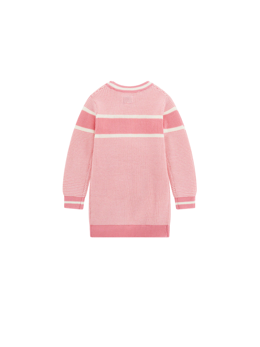 Abito Guess rosa con maxi logo a contrasto K5YK03Z3OJ0 G6N3 Guess 