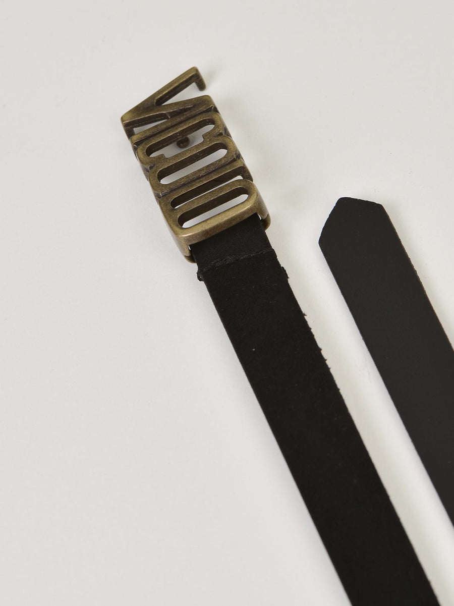 Cintura nera in camoscio BELT0791 NE Vicolo 