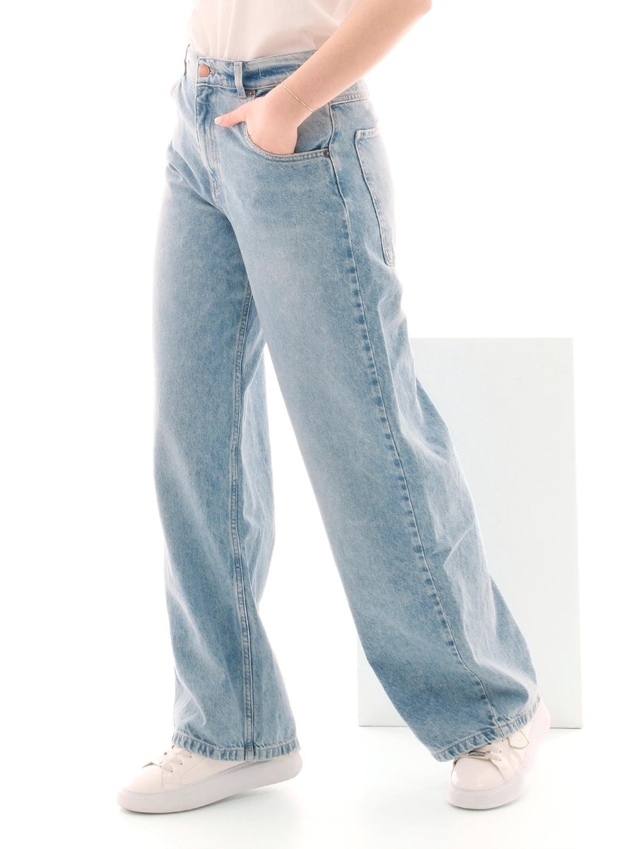Jeans "mia" Vicolo blu in denim relaxed DD5072 DNM Vicolo 