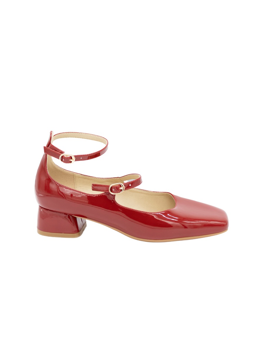Ballerina TwentyFourhaitch Luxemburg rossa in vernice LUXEMBURG ROSSO TwentyFourhaitch 