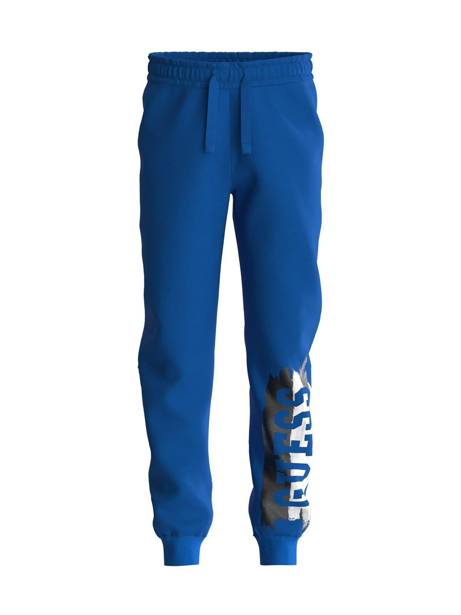 Joggers Guess blu royal con logo sulla gamba N4YQ11KA6R3 G76G Guess 