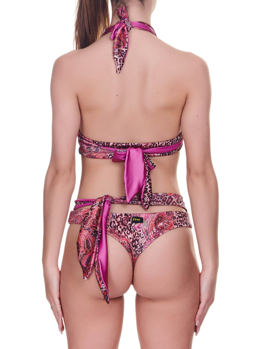 Bikini reversibile fantasia mantra lurex F210500 X1 Fk 