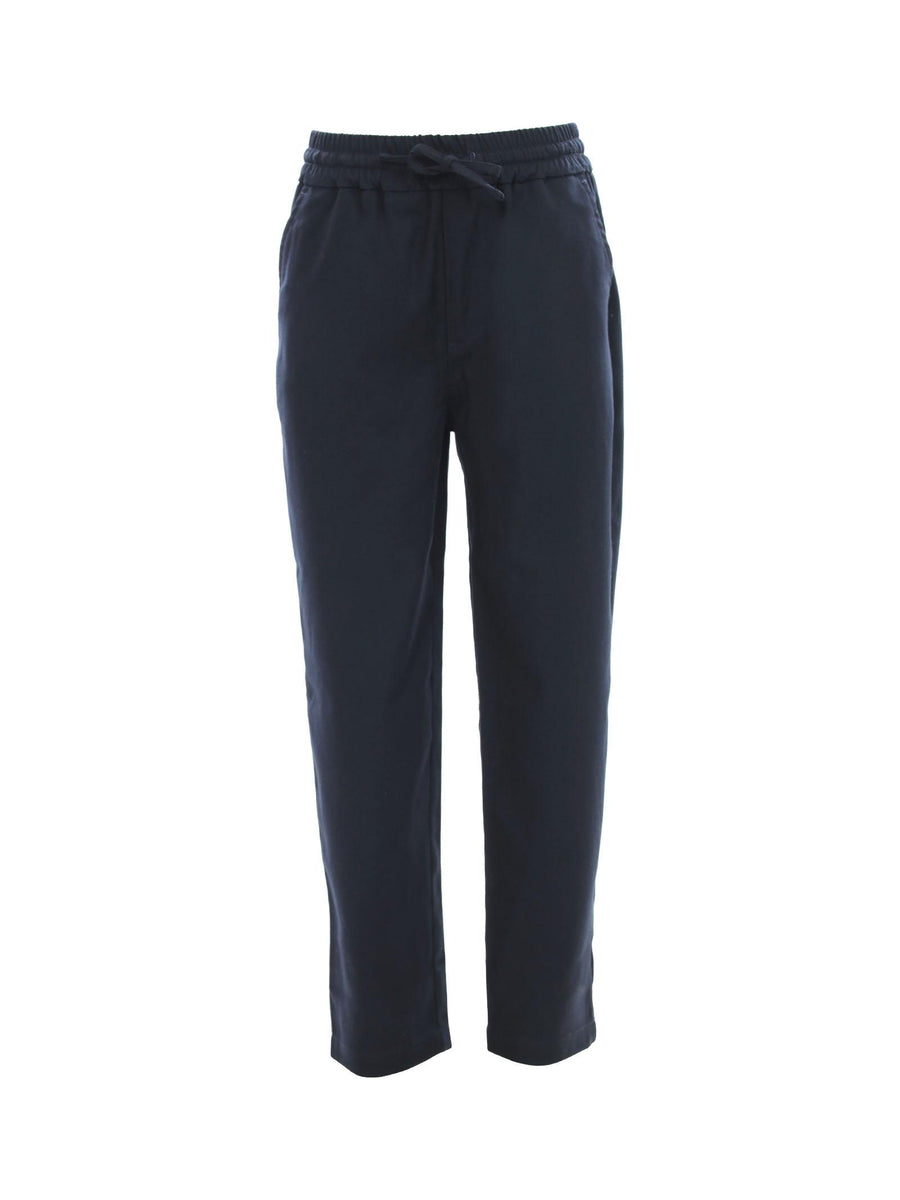 Pantaloni lunghi blu navy con elastico in vita e lacci PTD4106J NAVY Dan John 