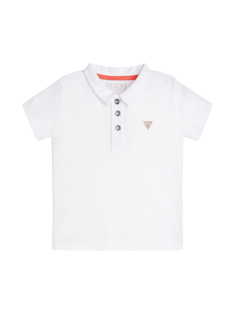 Polo basic bianca N2GP03KAPY0 G011 Guess 
