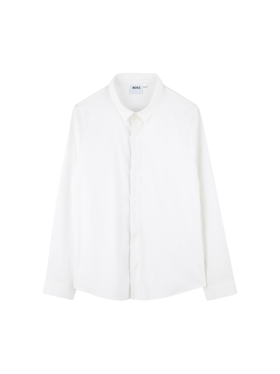 Camicia Boss bianca con colletto a punta J52010 10P Boss 