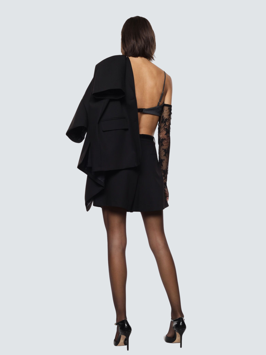 Shorts Imperial nero con pieghe D506KIC NERO Imperial 