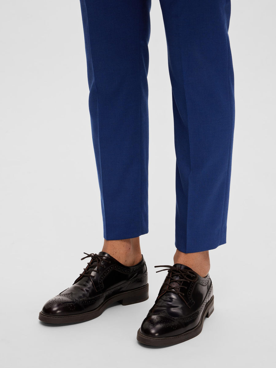 Mocassini marrone scuro con lacci 16081458 CHEST Selected 