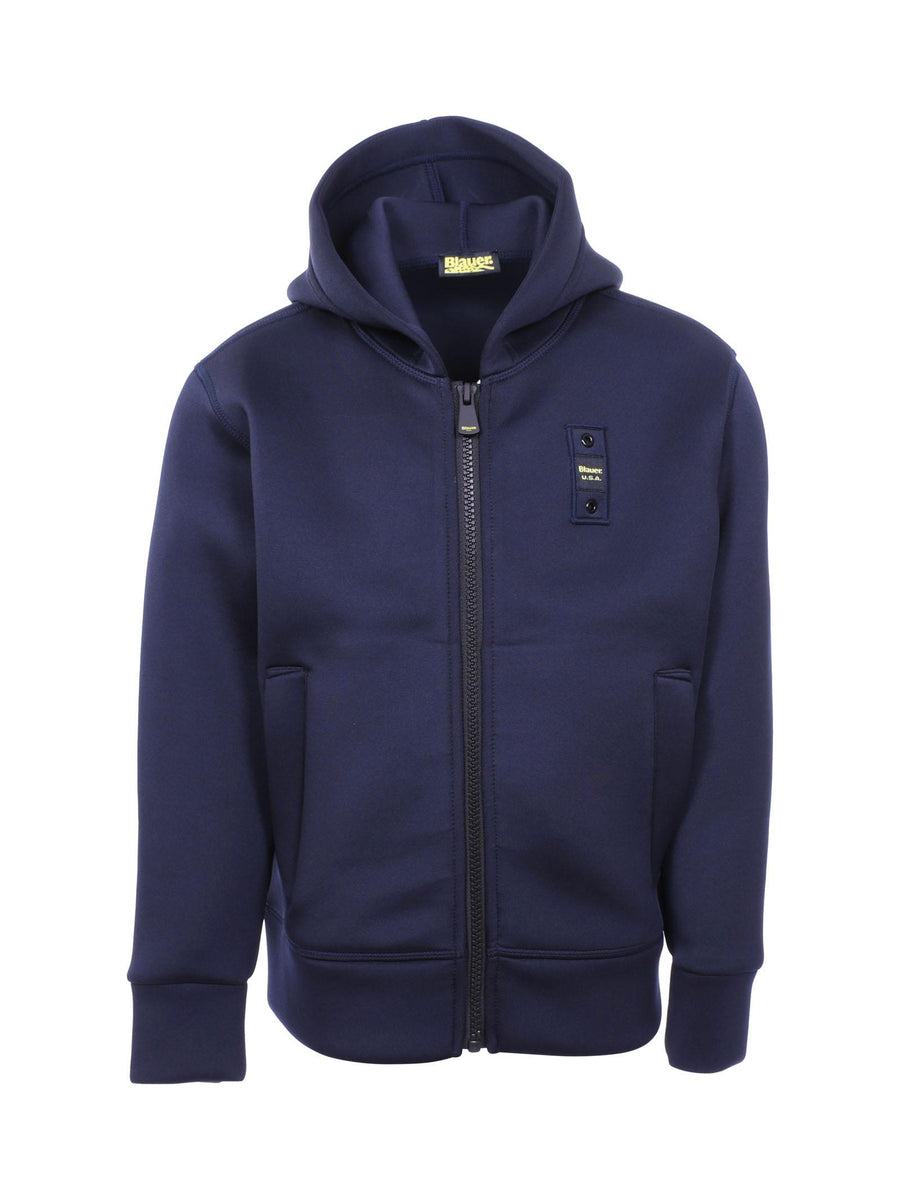 Felpa in neoprene bambino Blauer Colby blu scuro BLKF02477 888 Blauer 