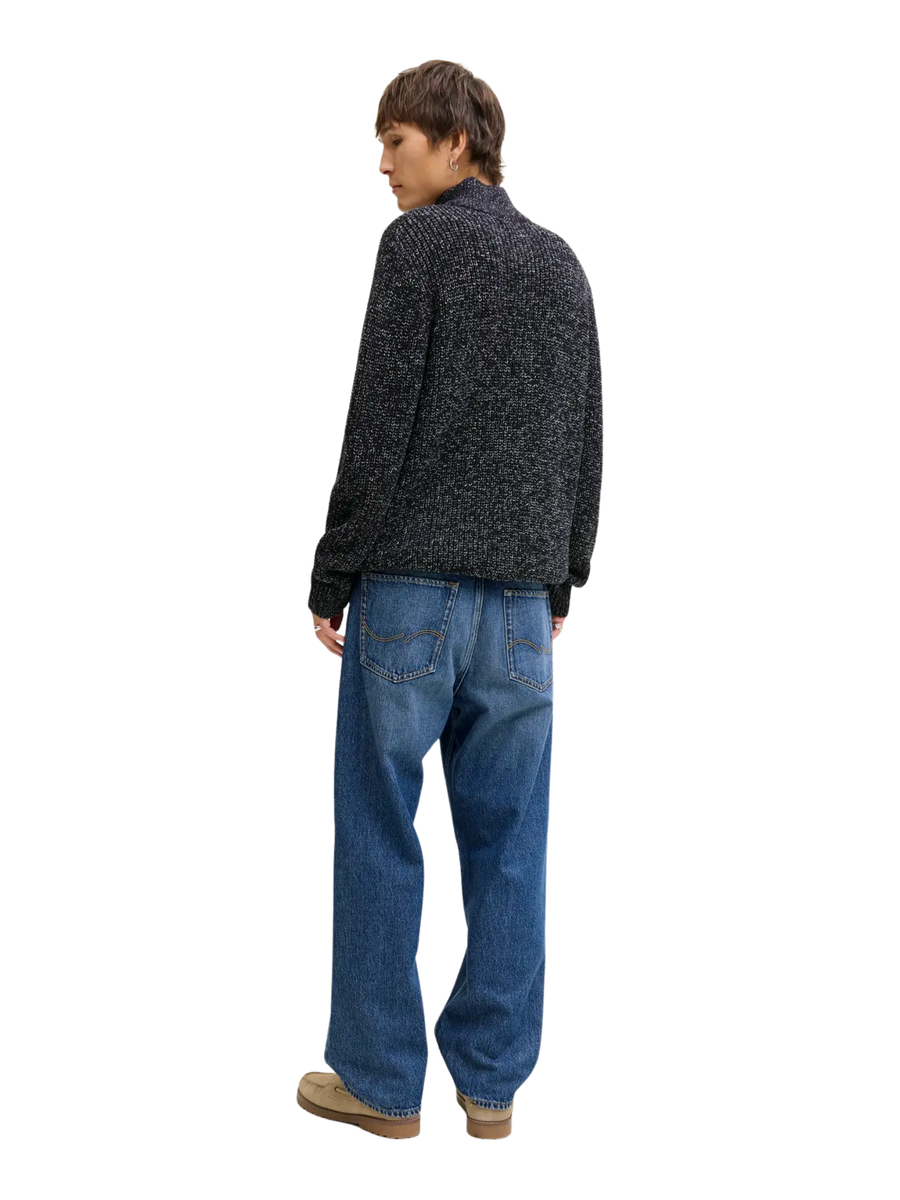 Pullover con zip Jack & Jones blu 12290085 S Captain Jack & Jones 