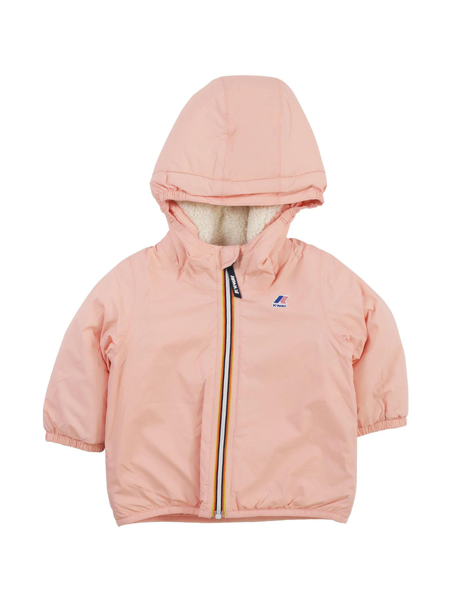 Giubbino Le Vrai 3.0 Claudine orsetto rosa K61157W C05 K-WAY 