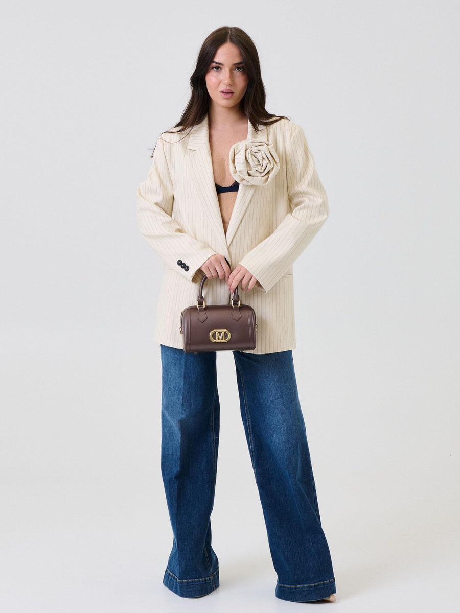 Jeans "Giudith" Vicolo blu con bottoni DF5076 DNM Vicolo 