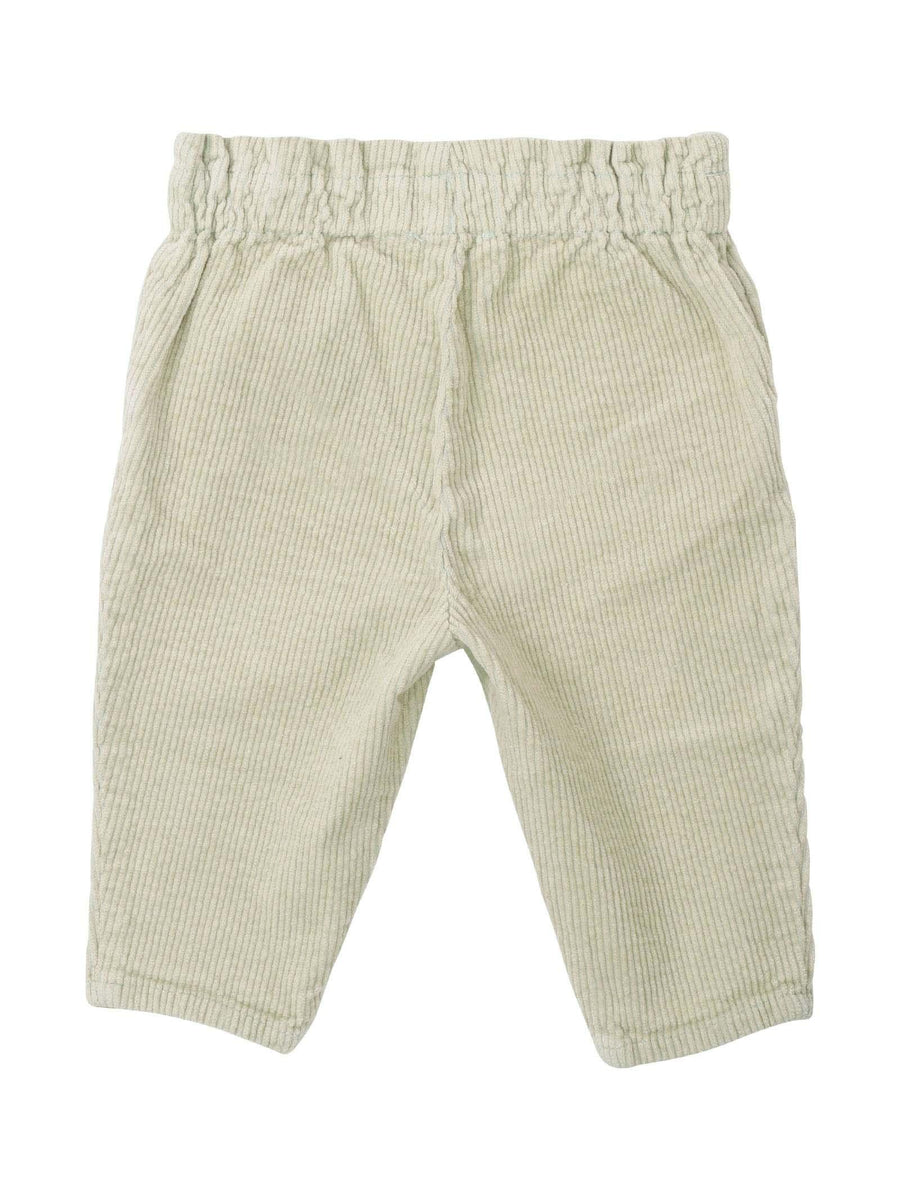 Pantalone a costine verde menta Y04103 VER Carrement Beau 