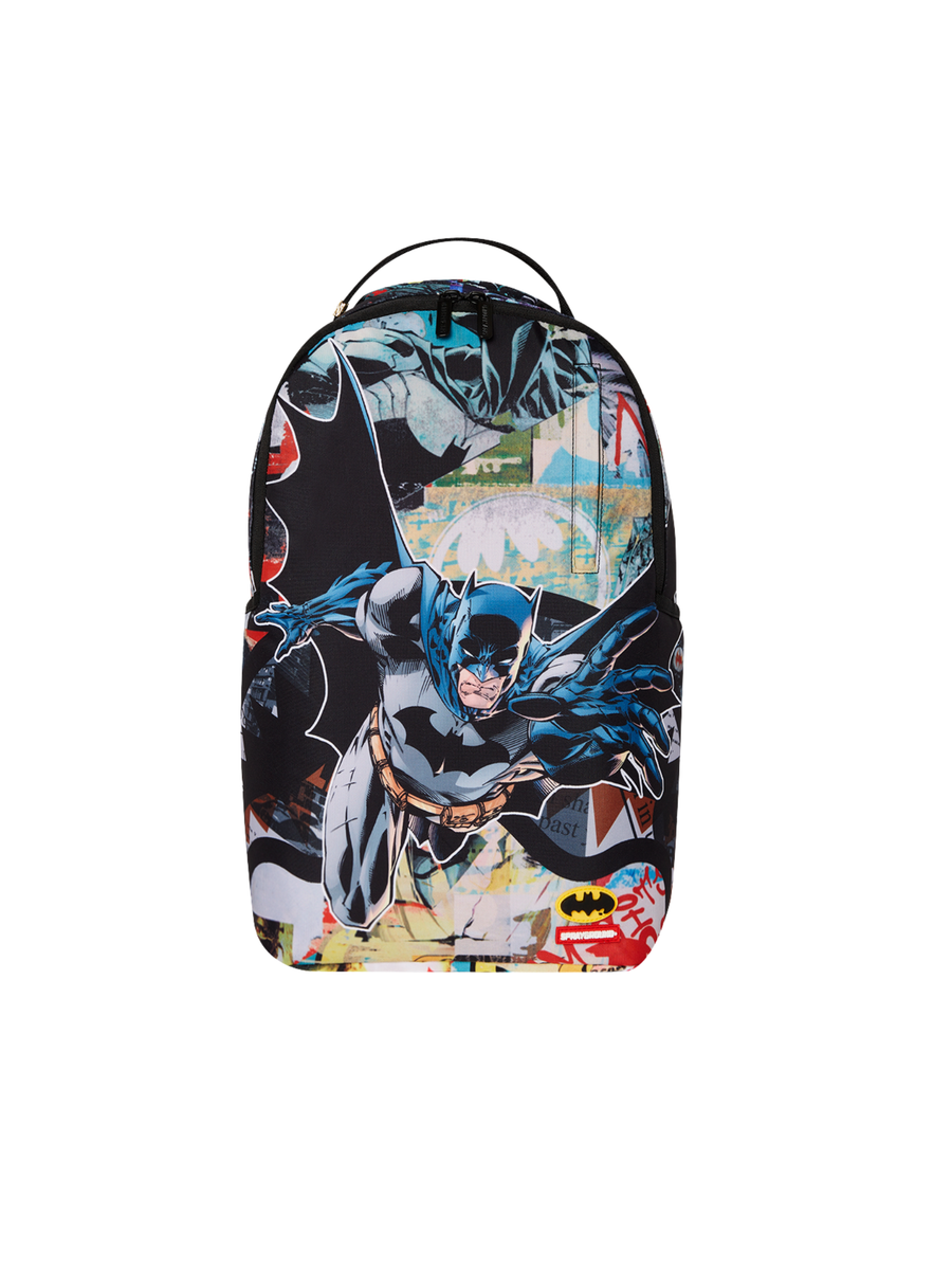 Zaino "Dc Batman collage Shark" Sprayground nero con stampa batman 910B7340 NSZ Sprayground 