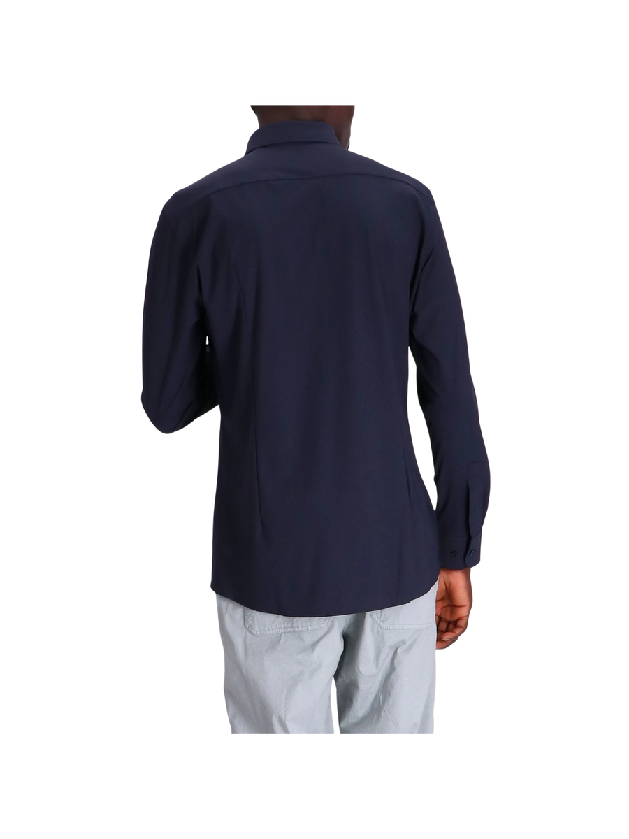 Camicia blu navy con colletto a punta 50503554 404 Boss 