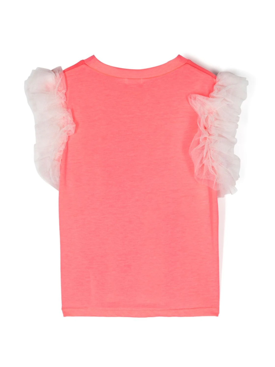 T-shirt rosa pesca tulle U20067 499 Billie Blush 