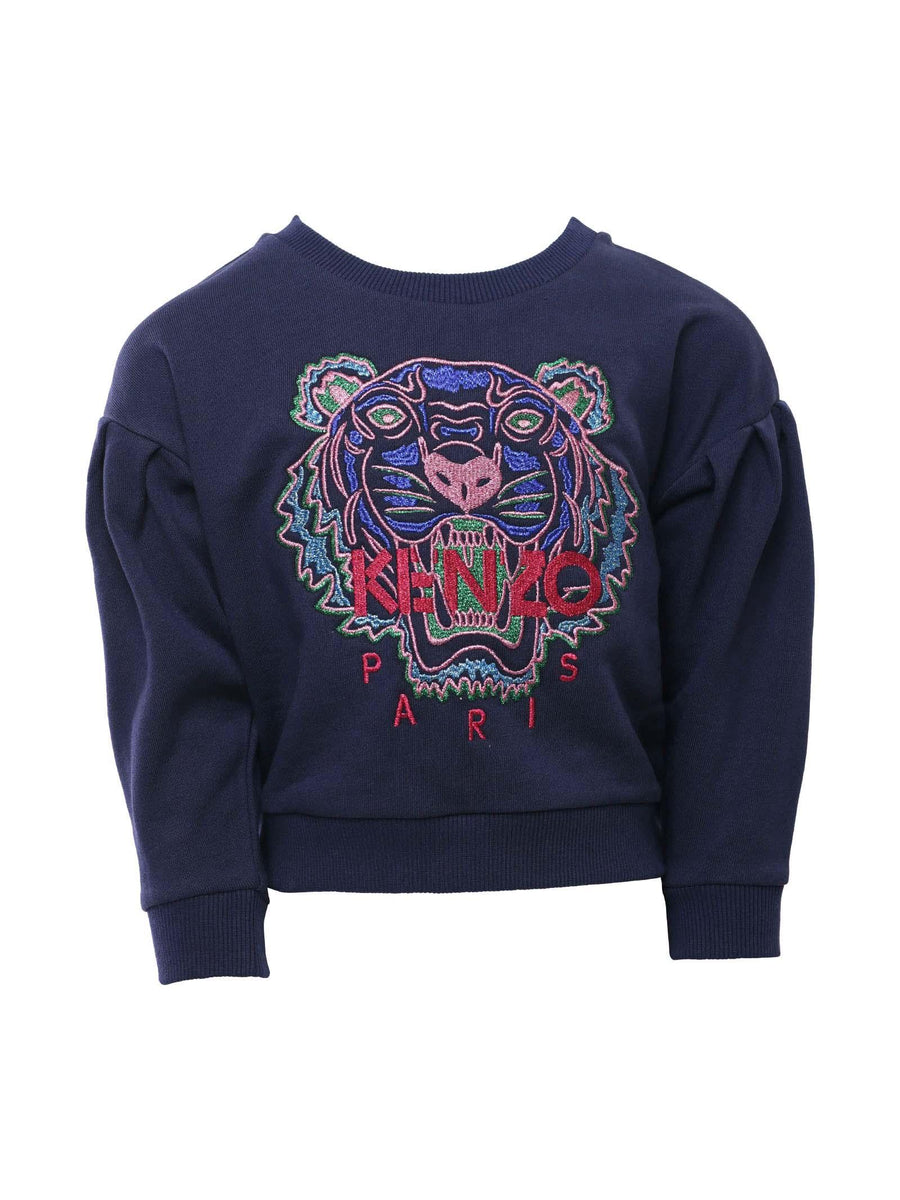 Felpa viola con manica a sbuffo K15574 868 Kenzo 