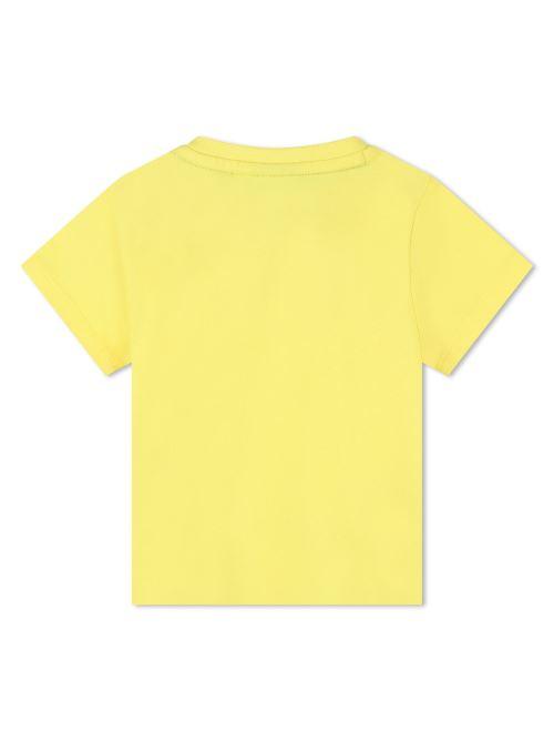T-shirt logo gialla J50601 508 Boss 