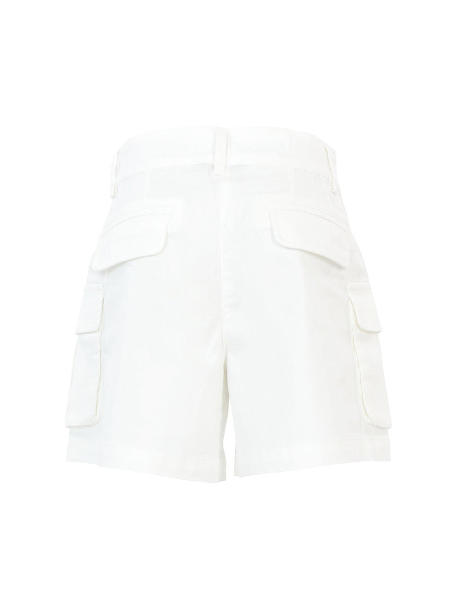 Shorts cargo bianchi in cotone RWG632 LATTE Refrigiwear 