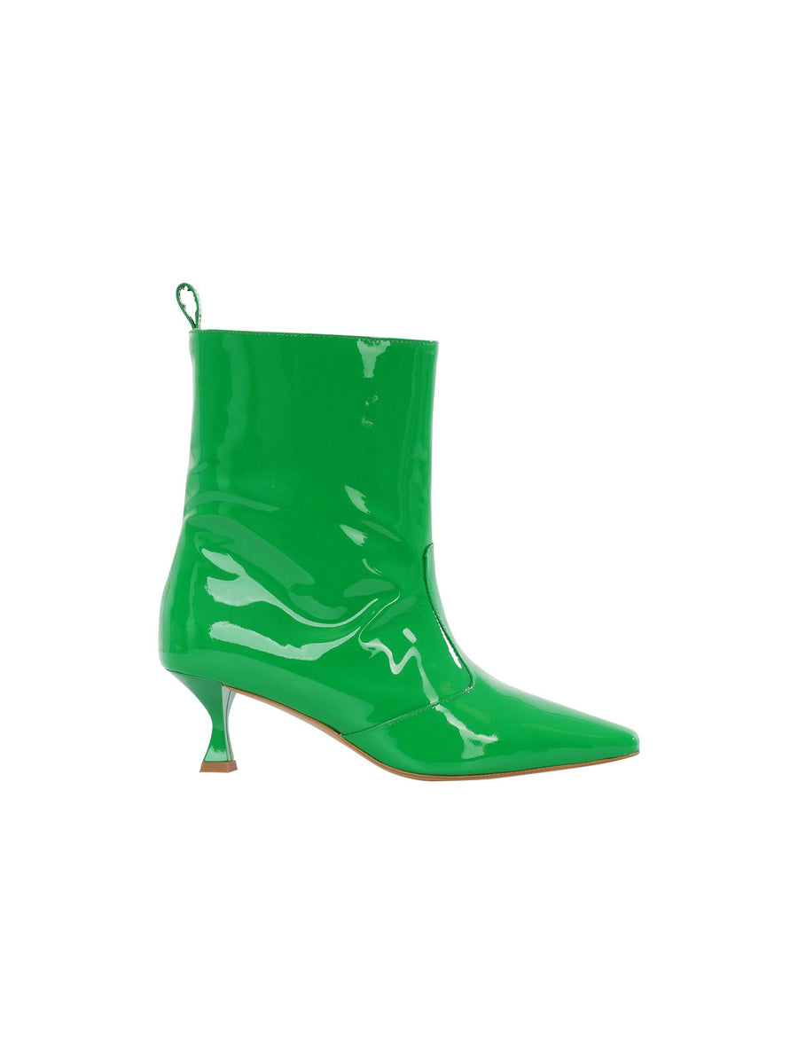 Stivali in vernice verde W814 VER WO Milano 