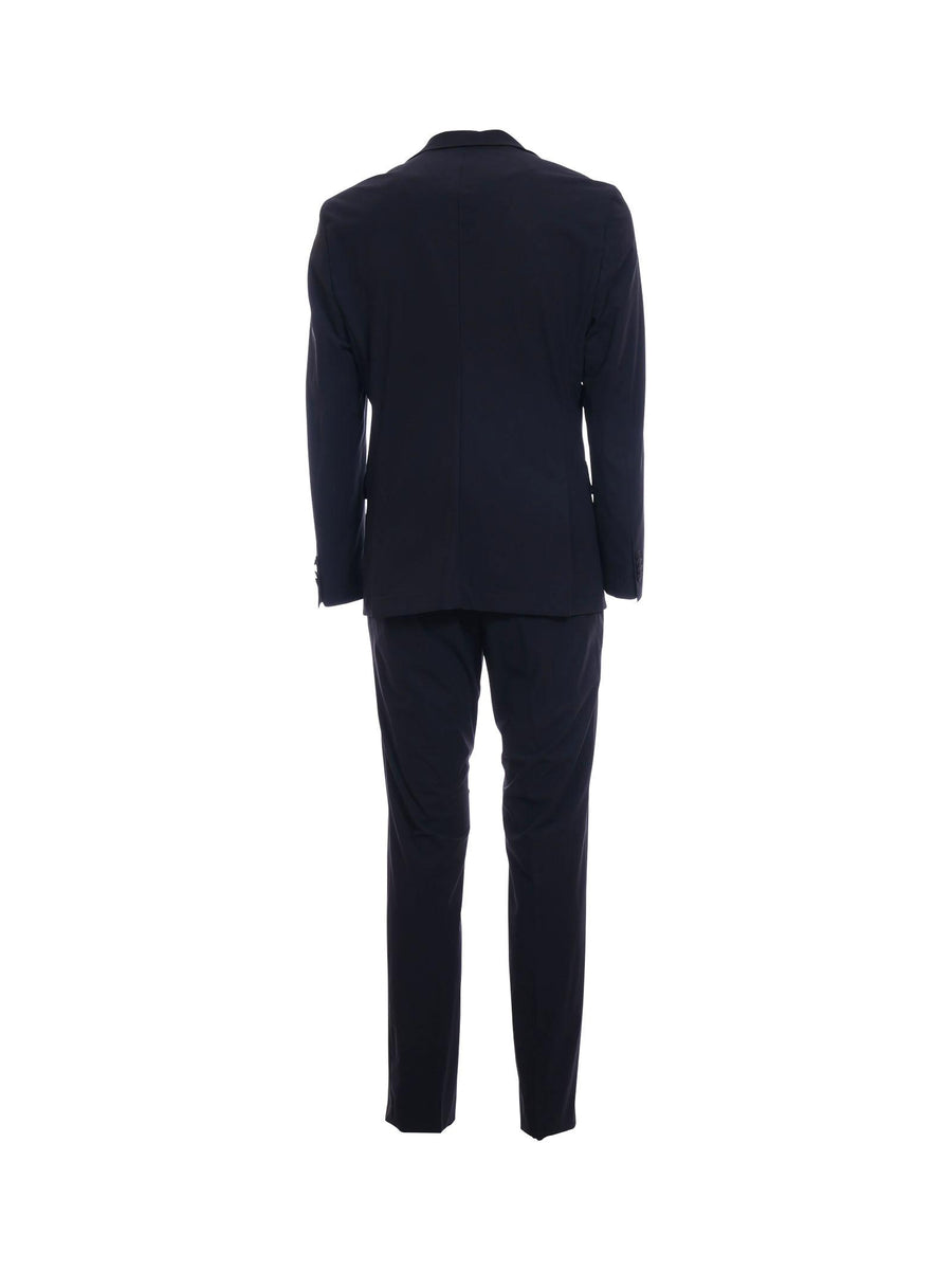 Abito Boss blu slim-fit in tessuto tecnico stretch 50534979 404 Boss 