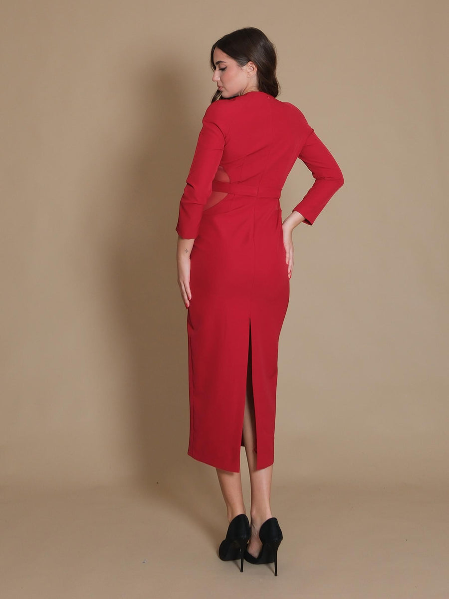 Abito Moon Silence Limited rosso SD9018 BORDEAUX Silence Limited 