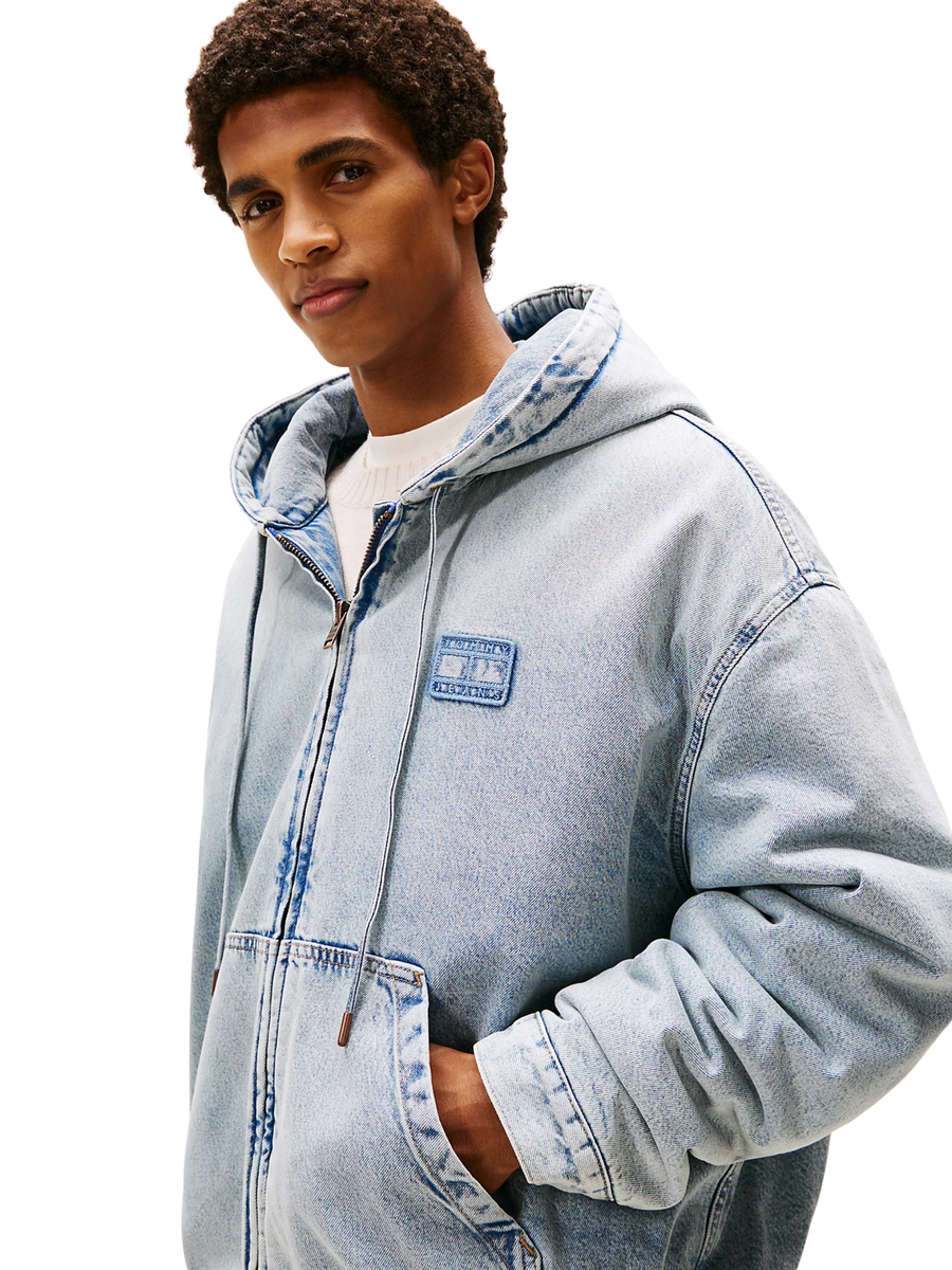 Bomber relaxed fit in denim imbottito Tommy Hilfiger DM0DM22137 1AB Tommy Hilfiger 