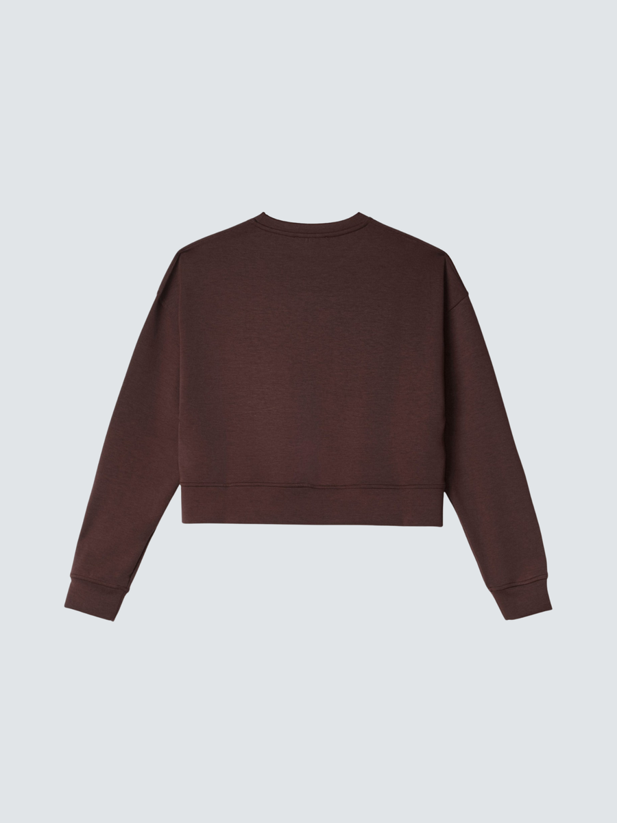 Felpa cropped Hinnominate bordeaux HMABW01991 MA03 Hinnominate 