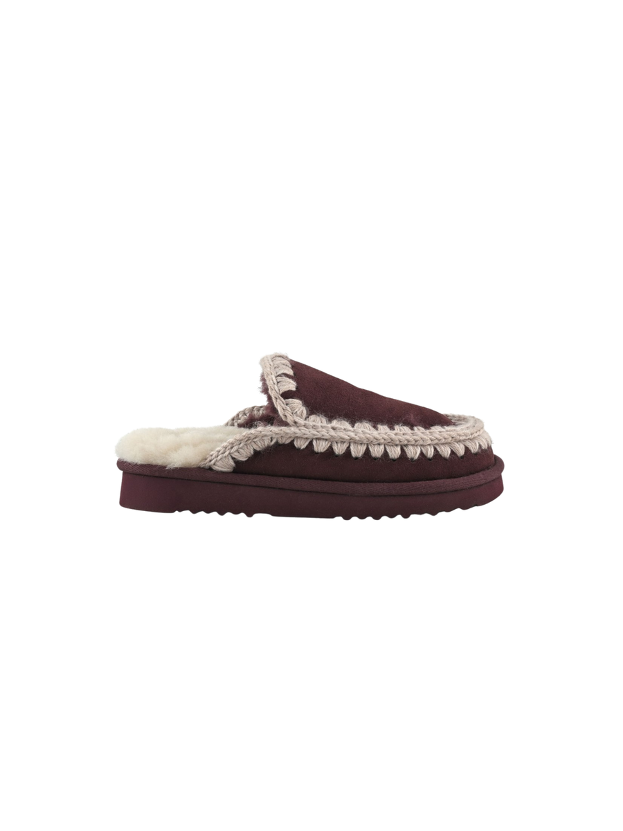 Mou " Eskimo Slipper Suede" cabernet MU.FW101125A CAB Mou 