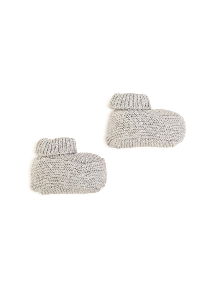 Set cappello e babbucce grigio Y98218 A06 Carrement Beau 