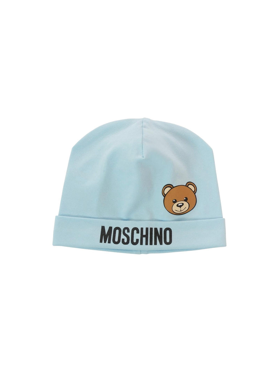 Cappellino Moschino azzurro con teddy toy MUX05A 40304 Moschino 