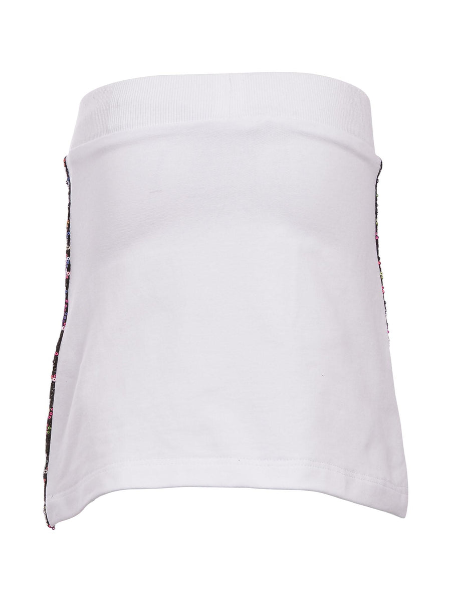 Gonna in tuta con paillettes GF0543 WHI Gaelle 