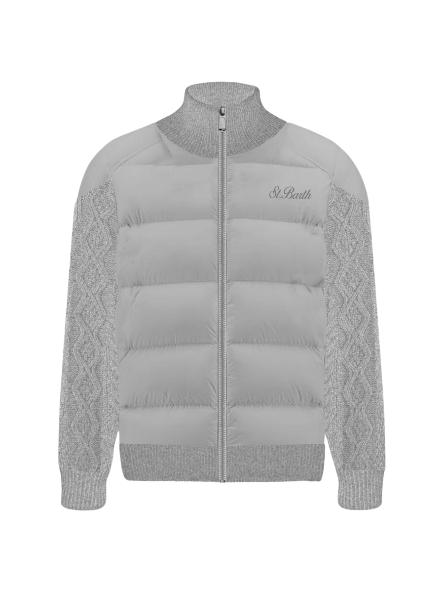 Giubbino "tricot sb 15" Saint Barth grigio WHI0002 02678G MC2 SAINT BARTH 