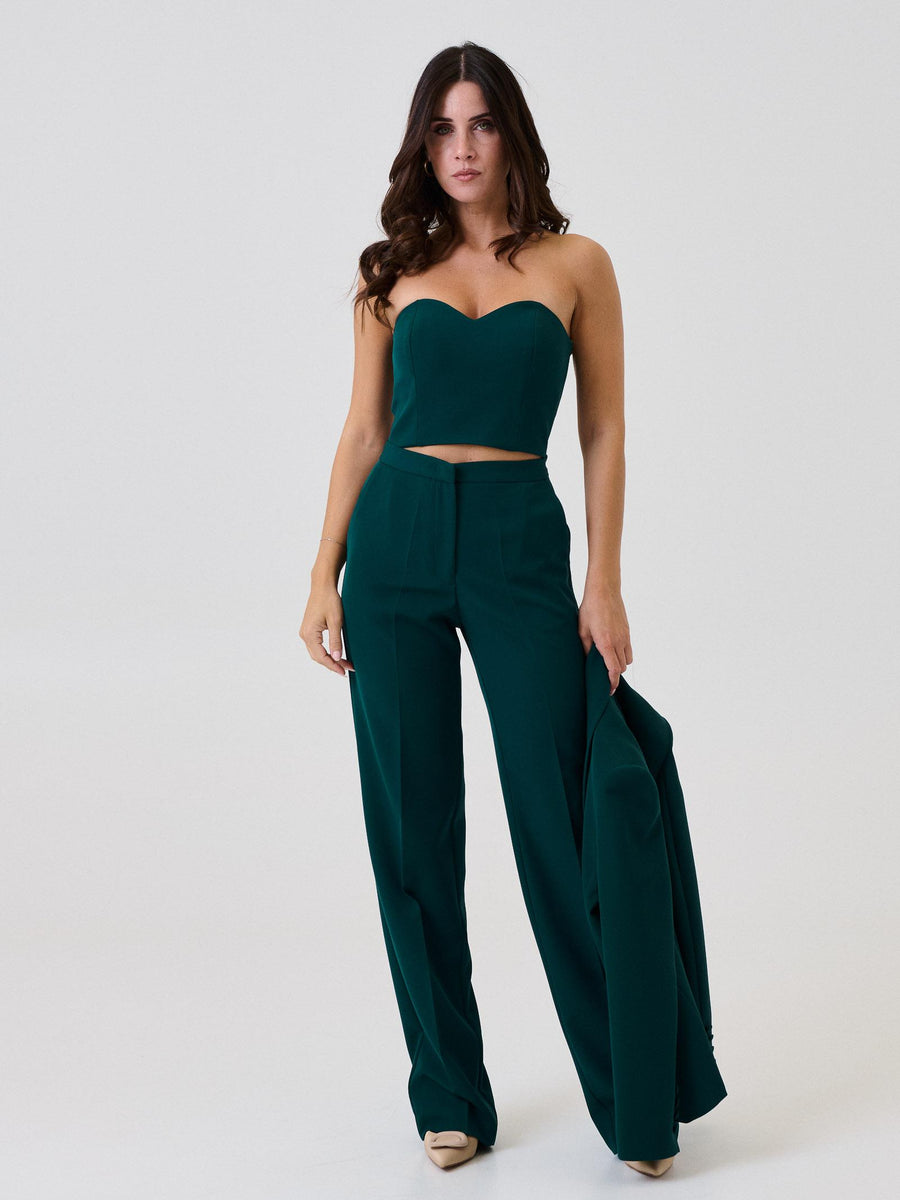 Top a cuore Silence Limited verde forest semi steccato NP1019BASIC FOREST Silence Limited 