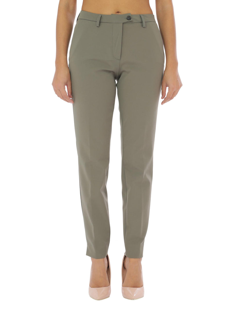 Pantalone verde TK america JANIS3574 007 RAYURES NOIR 