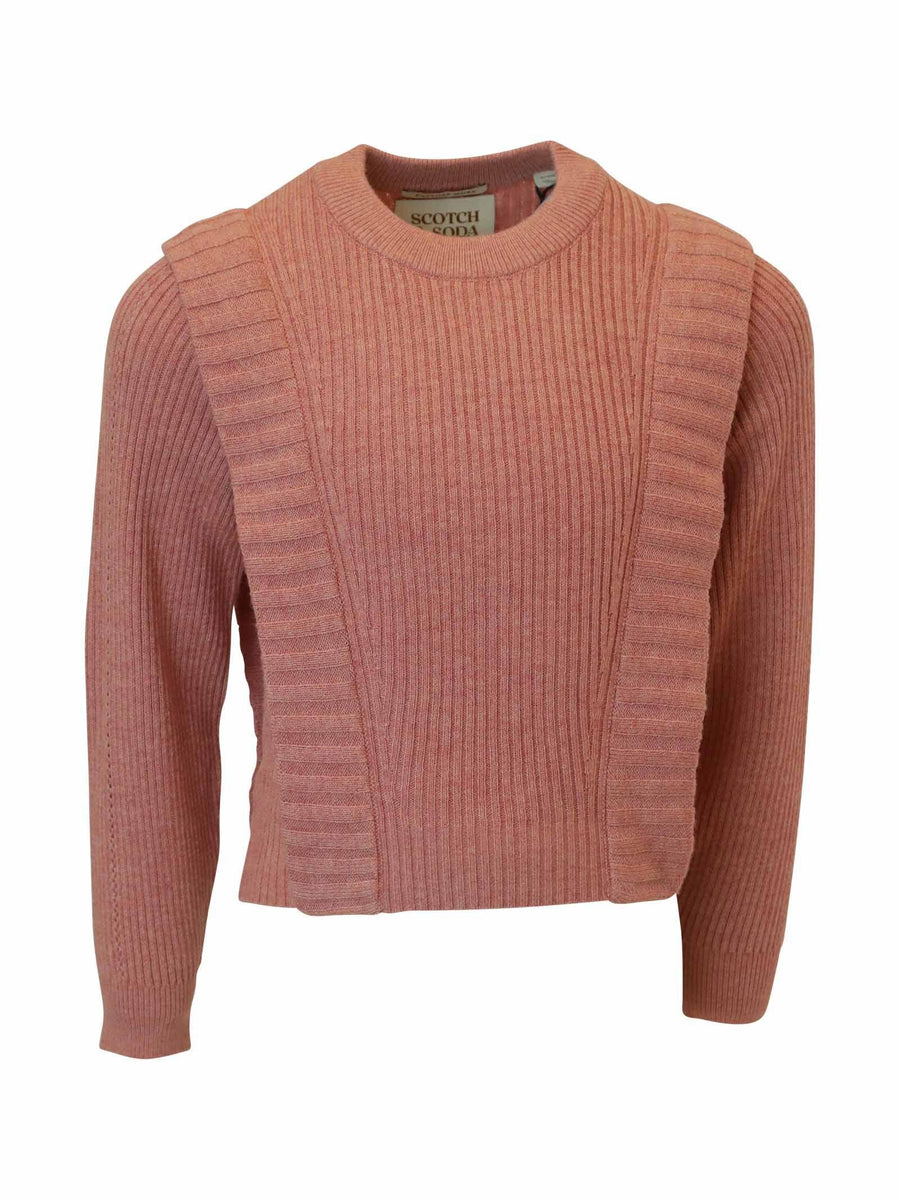 Maglioncino marsala con volant 168247 4894 Scotch & Soda 