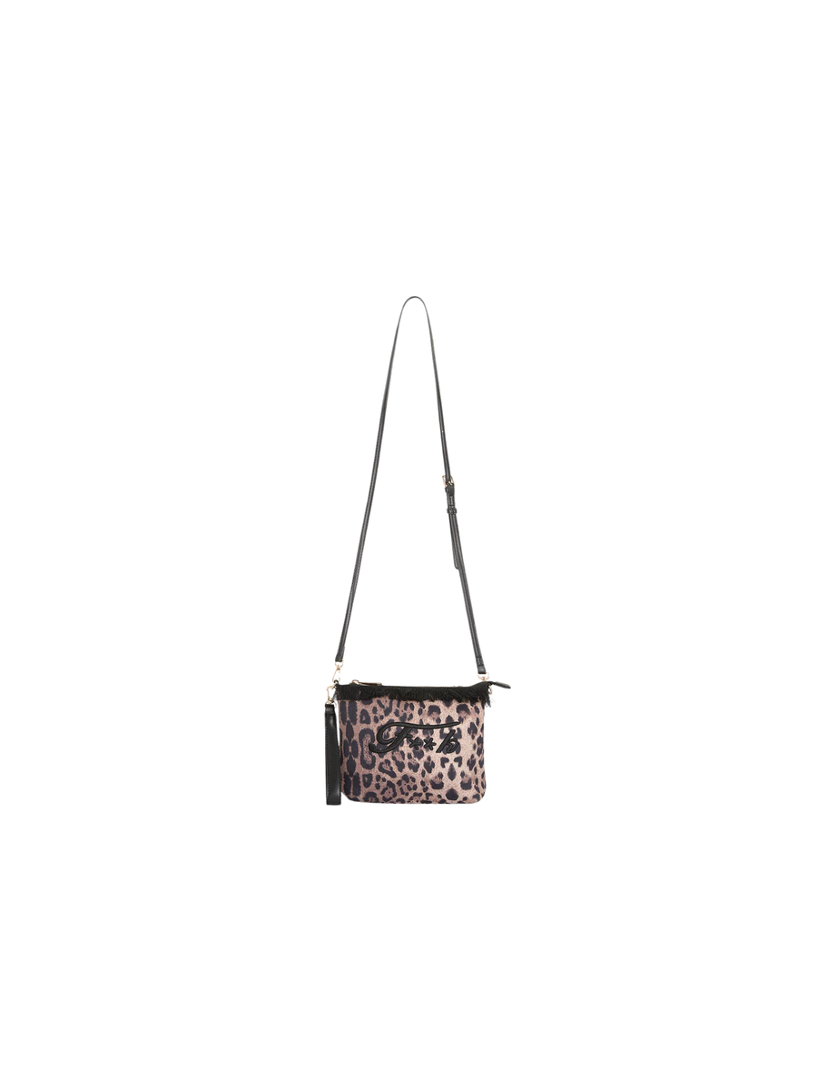 Mini pochette Fk marrone leopardata FA25-WW0270X01 UNI Fk 