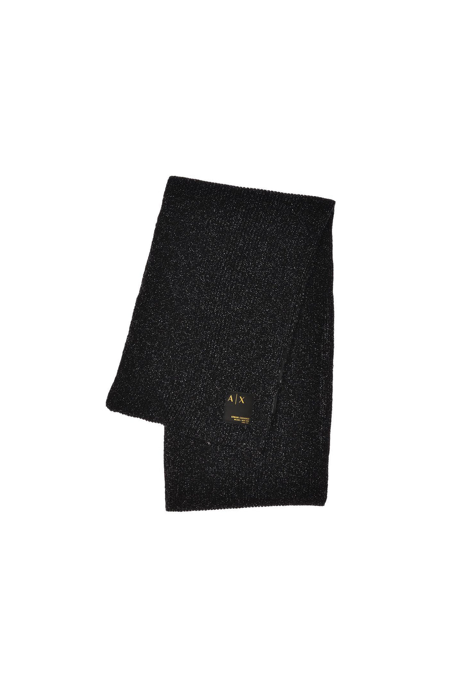 Sciarpa nera in filo lurex 9446121A305 00020 Armani Exchange 