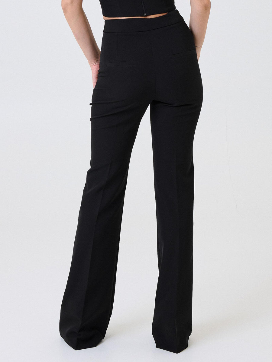 Pantalone "flare" Silence Limited nero NP2003GOLD BLACK Silence Limited 